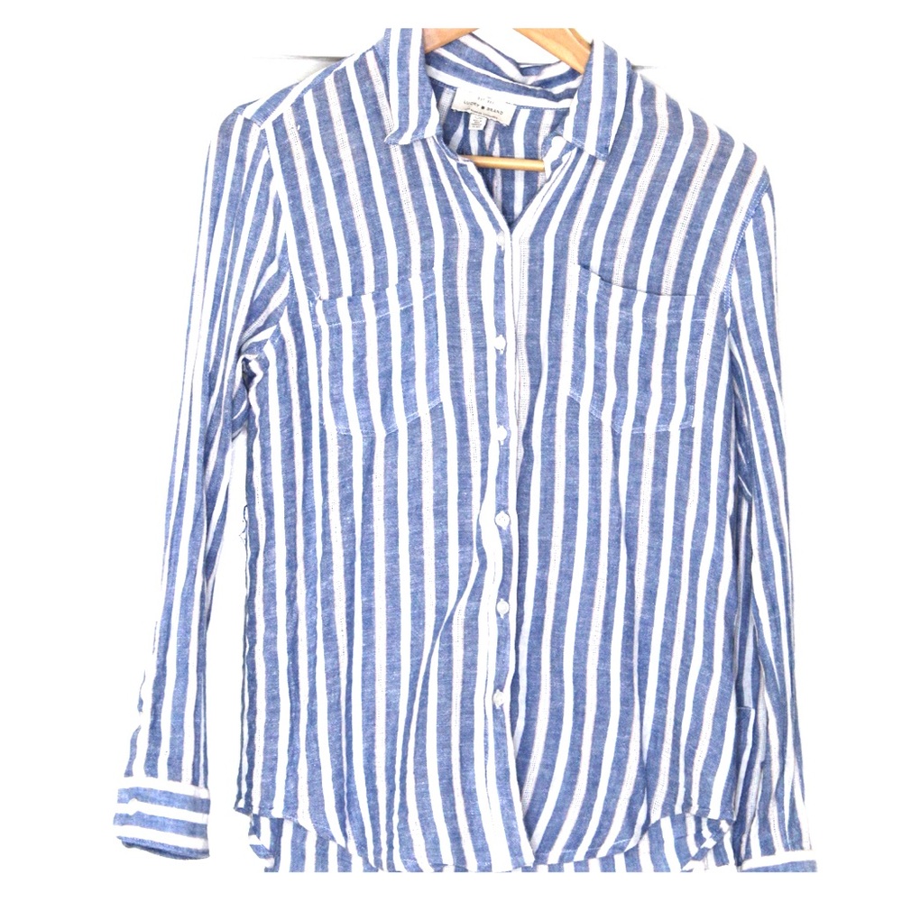Lucky Brand Stripped Button Up